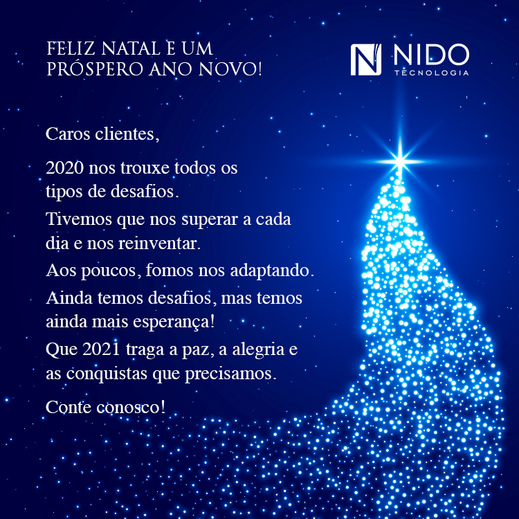 Feliz Natal e Próspero Ano Novo! - NIDO Tecnologia - Sistemas para  Imobiliárias O melhor sistema para gestão de imobiliária e imóveis